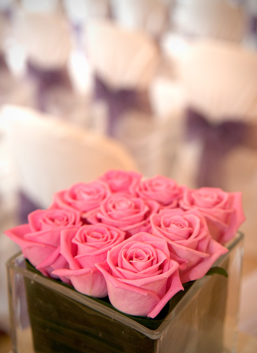South-Wales-wedding-photograhers-beautiful-pink-rose-decoration-Glan-yr-Afon-Hotel-wedding-photographer